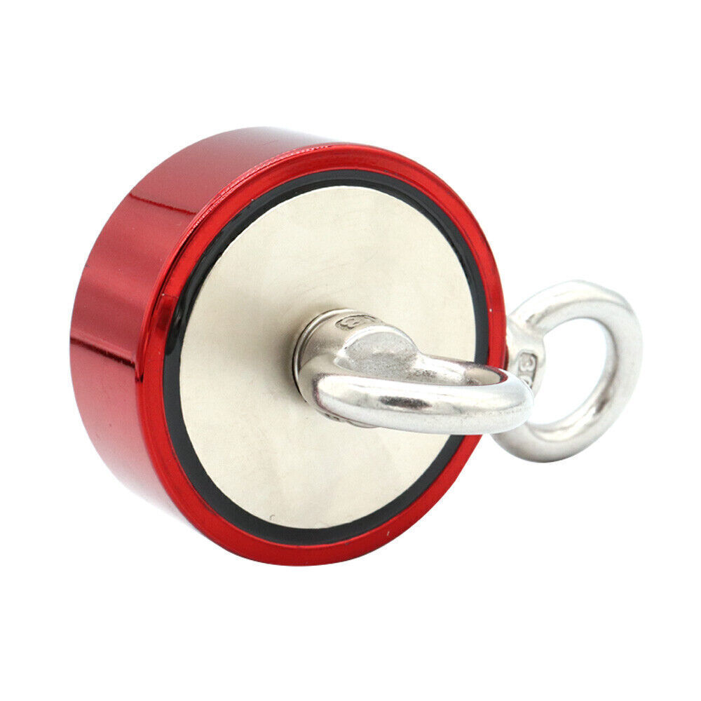 Fishing Magnet Kit Up To 2000lbs Pull Force Super Strong Neodymium +33ft Rope