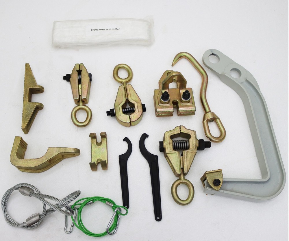 7716lbs Loading Capacity Auto Body Frame Puller Straightener w/attachment Tools