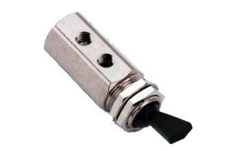 DCI Toggle Routing Valve, 2-Way, Black