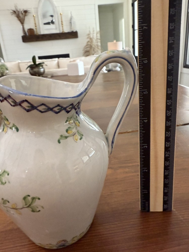 Vtg Carvalhinoho Porto Hand painted Small Pitcher