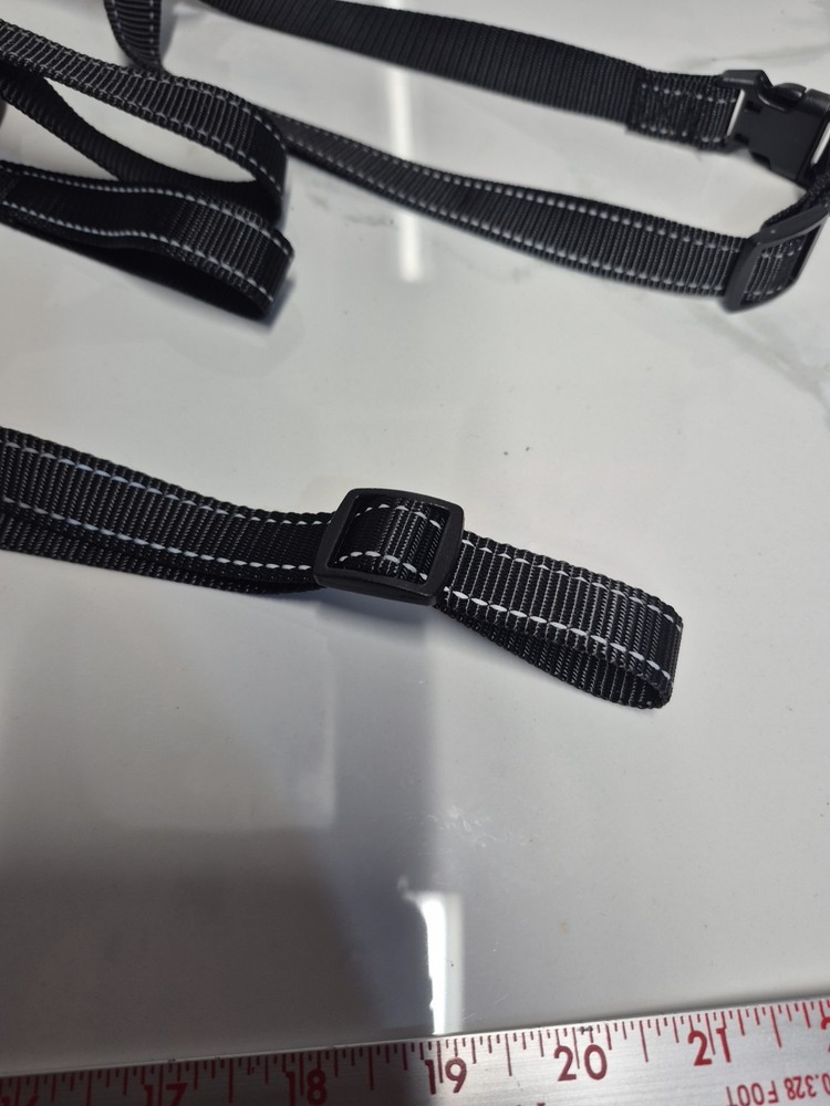 Dog Muzzle Size 6 Dog Training Large Breed Rubber Nylon Black No Box.