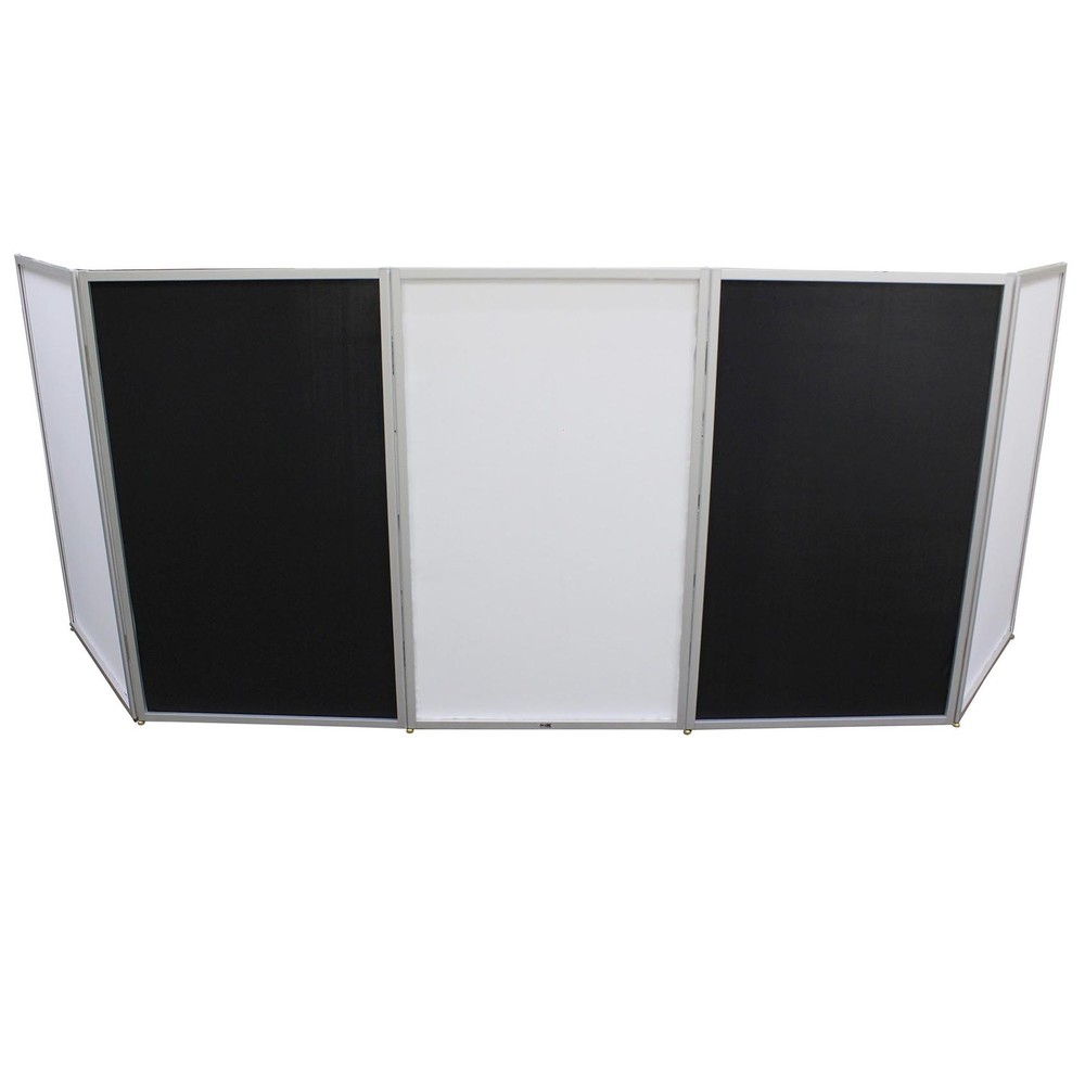 ProX XF-5X3048S 5 Panel Silver Frame DJ Facade W/Quick Release 180 Deg. Hinges