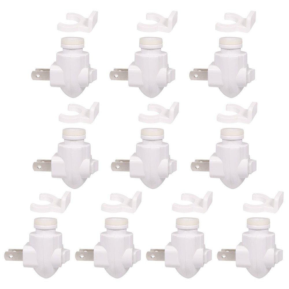 Plug in Night Light Module Socket with ON/Off Switch with Shade Mounting Clip...