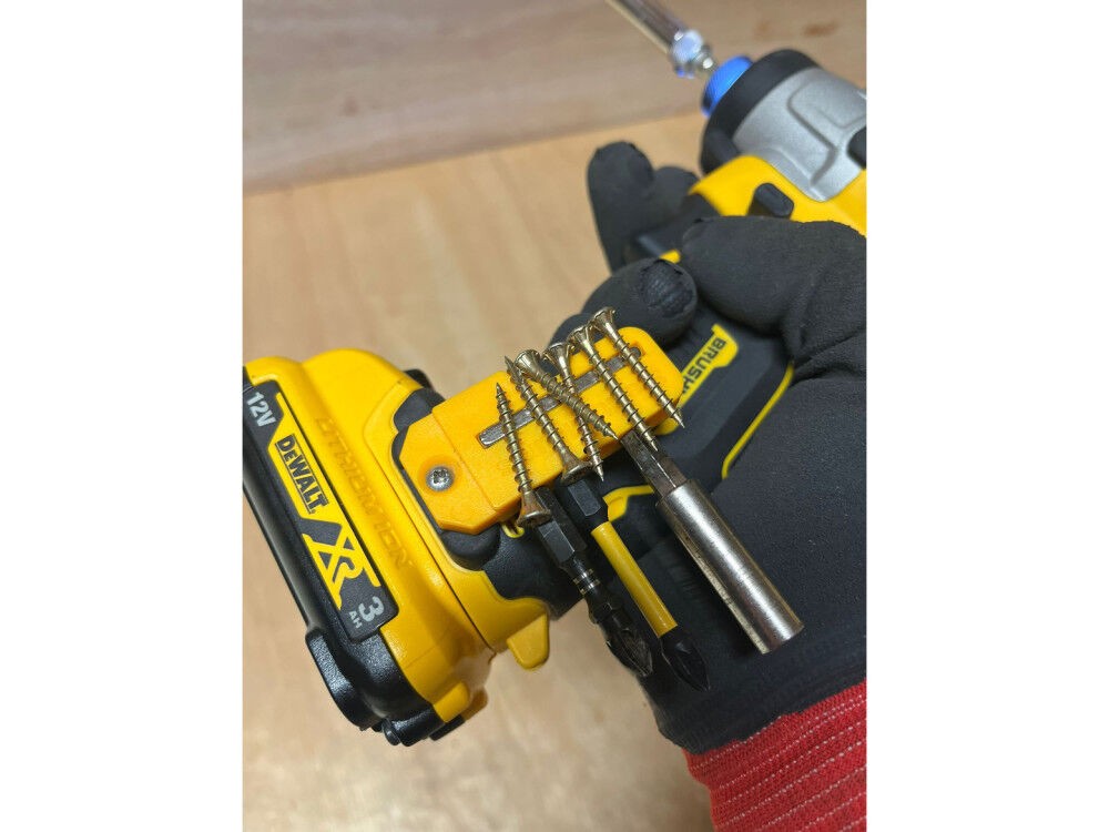 Stealthmounts 4590 Bit Holder For Dewalt Xr & Flexvolt Tools 2Pk Yellow