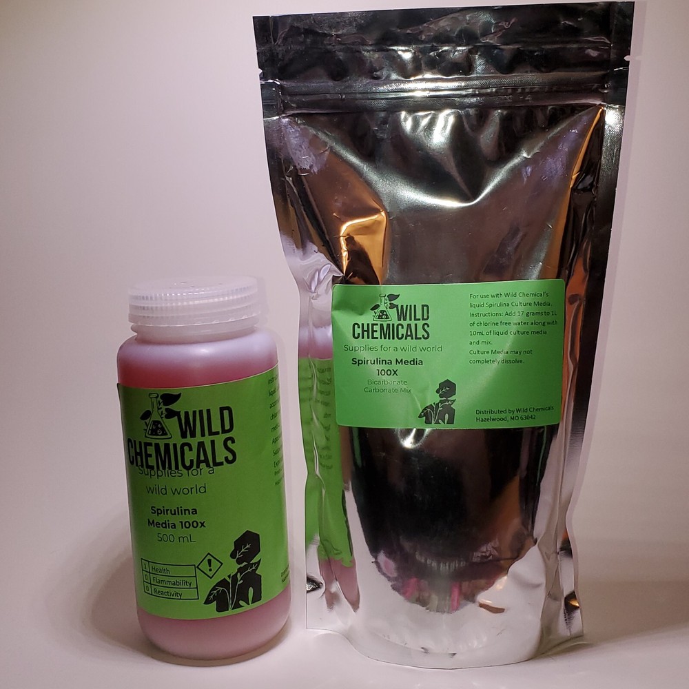 Spirulina Algae Culture Medium Concentrate - Great for Feed or Science Projects!