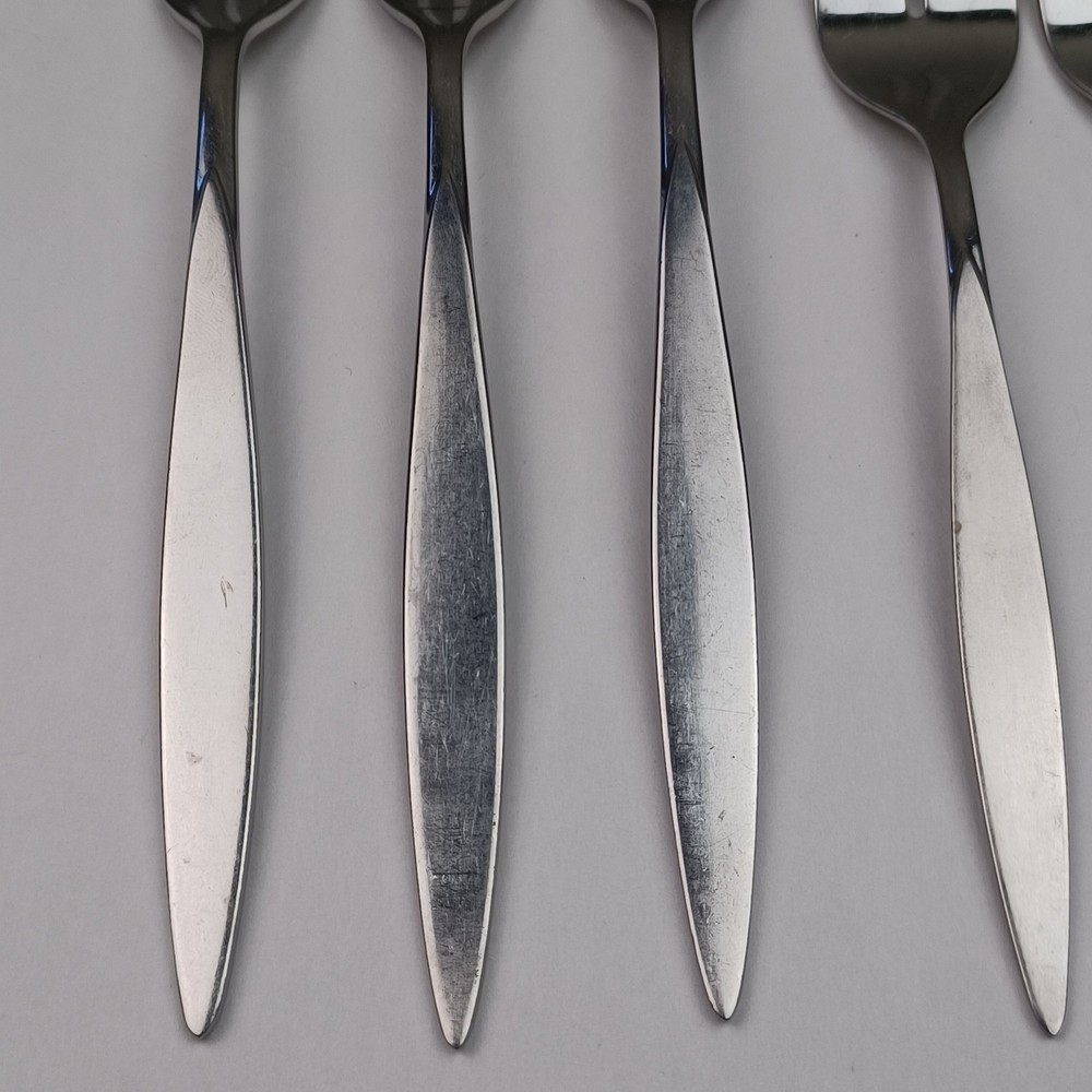 Oneida WINTERSONG 3pc Salad Forks & 3pc Dinner Forks Stainless Flatware