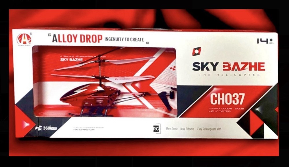 Sky BAZHE 360° Eversion Rechargeable Helicopter Enhanced CHO37 Full 3D Flight
