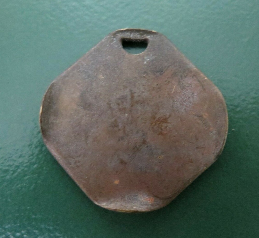 KELLINGLEY Colliery Pit Check Tally - marked KELL 3511
