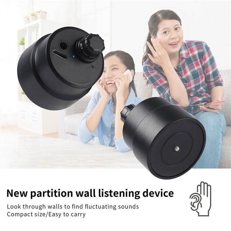 Highly Sensitive Wall Microphone Voice Bug Ear Listen Through Wall Door Device