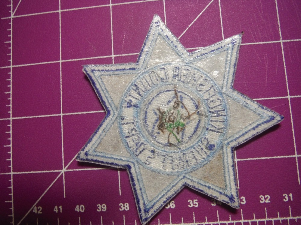 Oklahoma-Kingfisher County Sheriff Star shaped patch-new