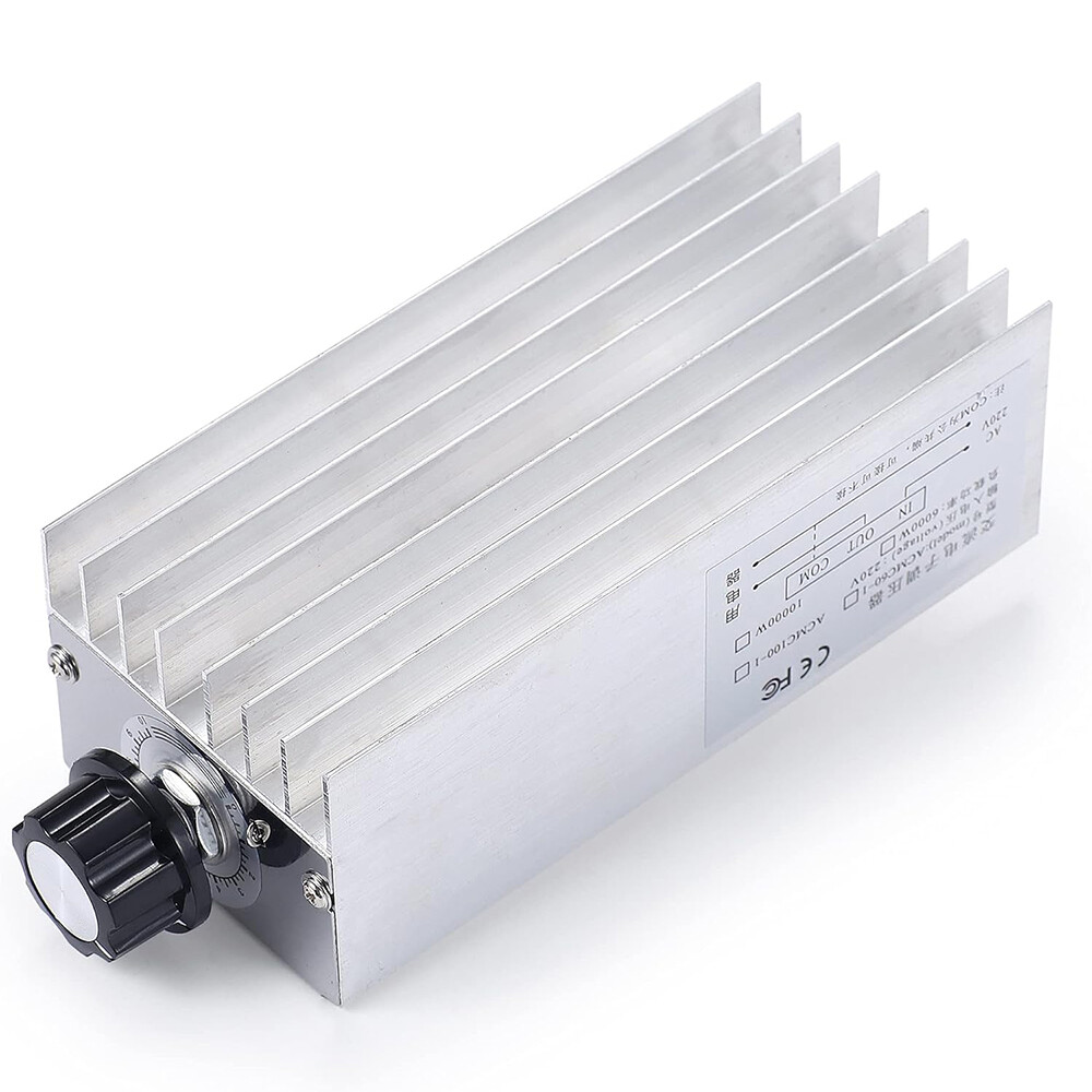AC110-220V 6000W SCR Motor Speed Controller Adjustable Electrical Volt Regulator