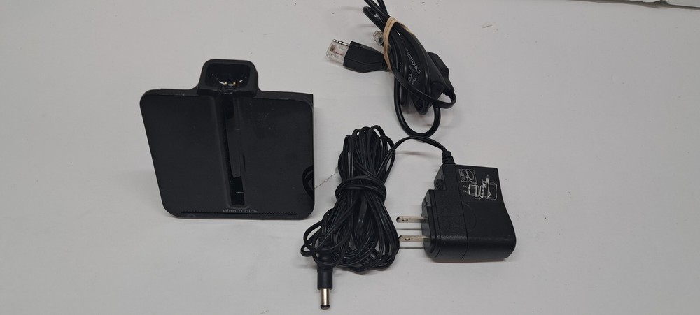 Plantronics Charging Cradle C054 for Wireless Headset + AC Adapter, cable