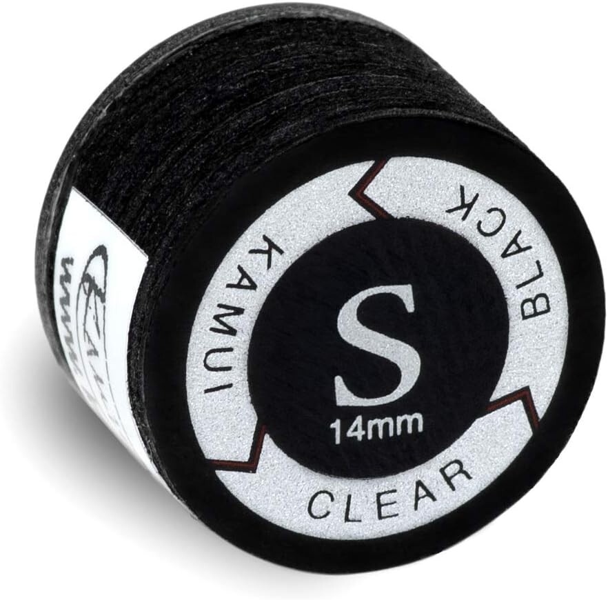 Compact Clear Black Cue Tip - Lightweight, Durable, and Simple to Install