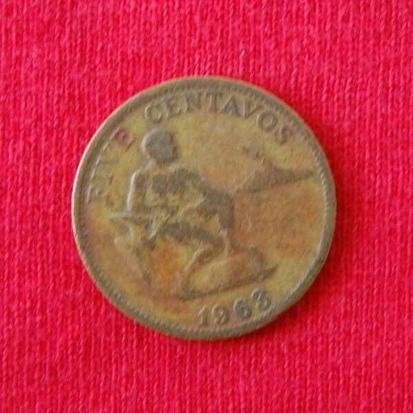 Philippines 5 Five Centavos 1963 coin