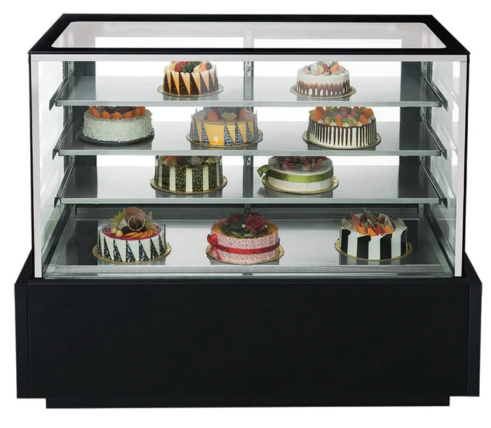 Commercial 72" Straight Glass Bakery Case