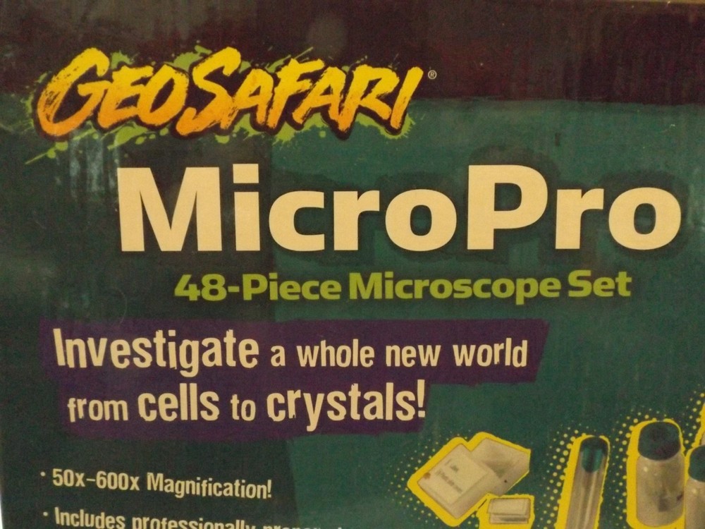 GeoSafari MicroPro 48 Piece Microscope Set - NIB