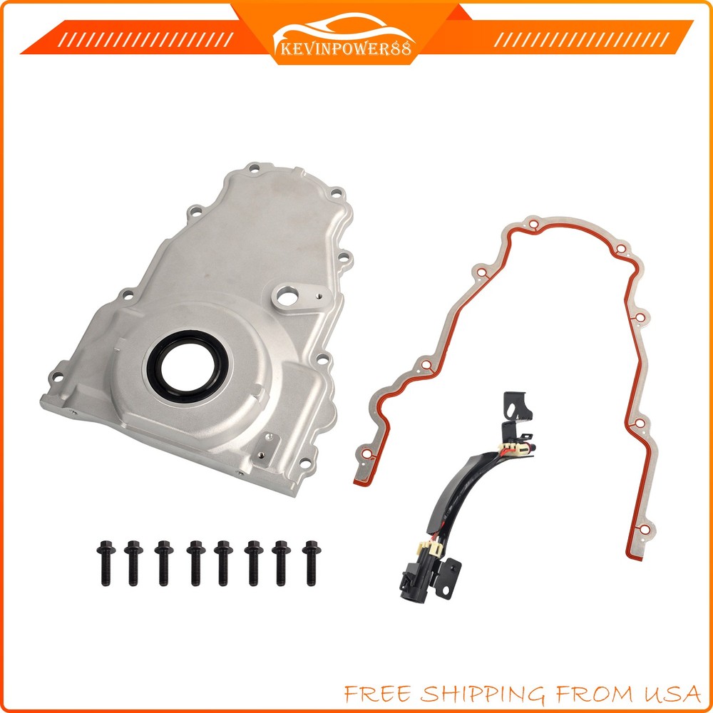 Engine Front Timing Cover & Cam Sensor Harness Wire For Chevy LS2 LS3 Gen IV