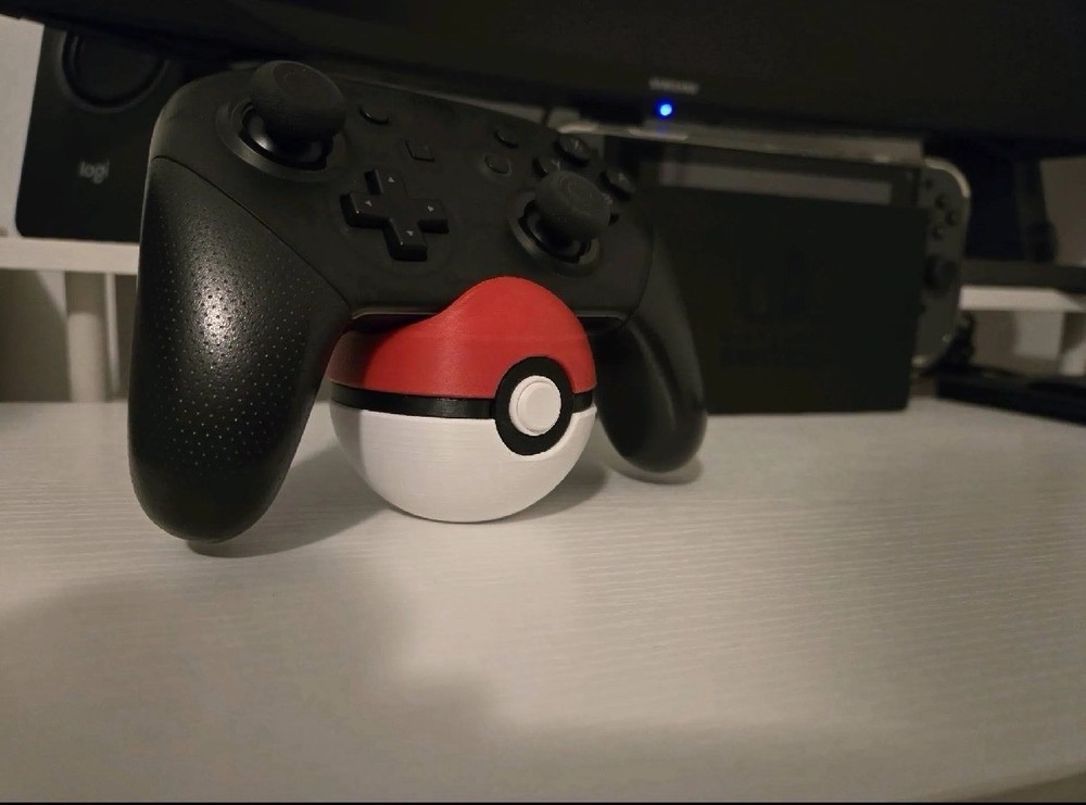 Nintendo Switch 2 Pokémon Poke Ball Pro Controller Display Stand Storage