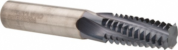 Accupro 1-8 Internal 4-Flute Solid Carbide Helical Flute Thread Mill TiAlN Fi...