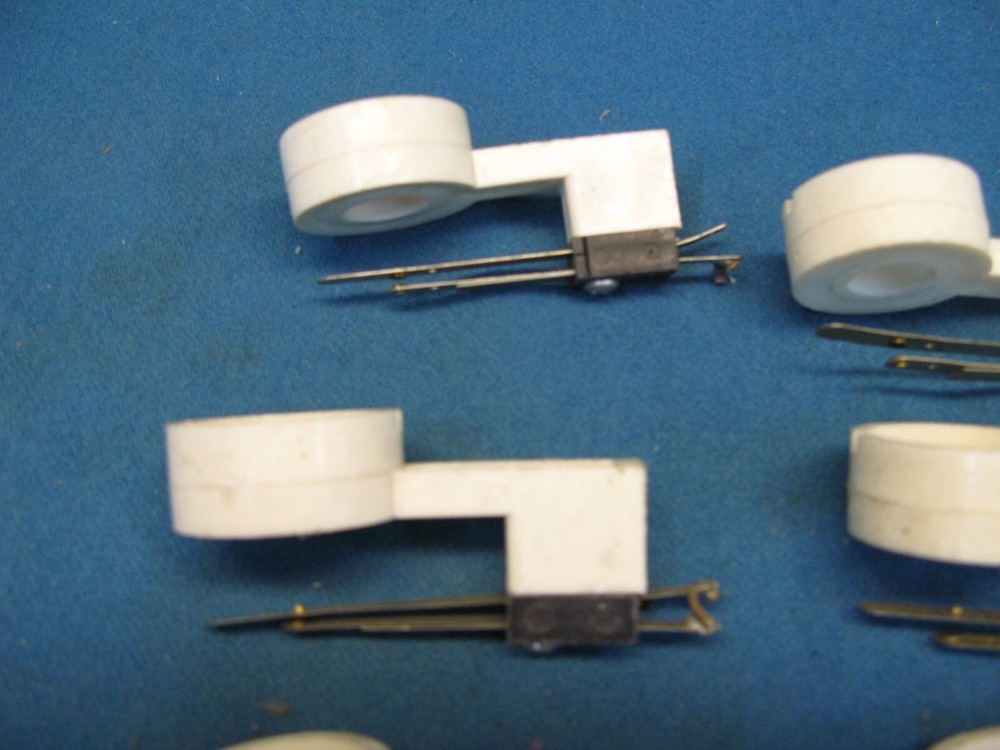 10 Used Leaf Switch Push Button Holders Good Condition Vintage Arcade