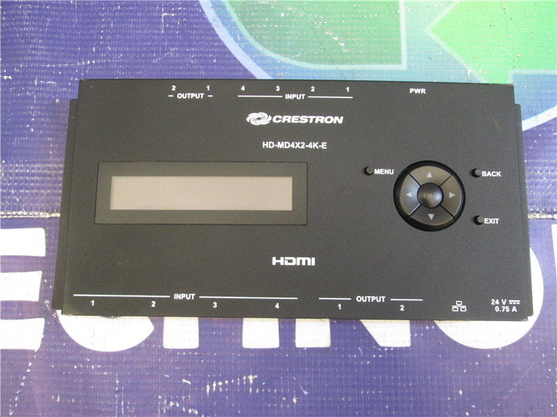 Crestron HD-MD4X2-4K-E, HDMI 1RU Rack Mounted Switcher