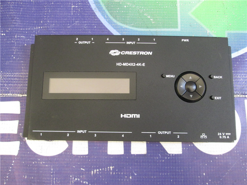 Crestron HD-MD4X2-4K-E, HDMI 1RU Rack Mounted Switcher