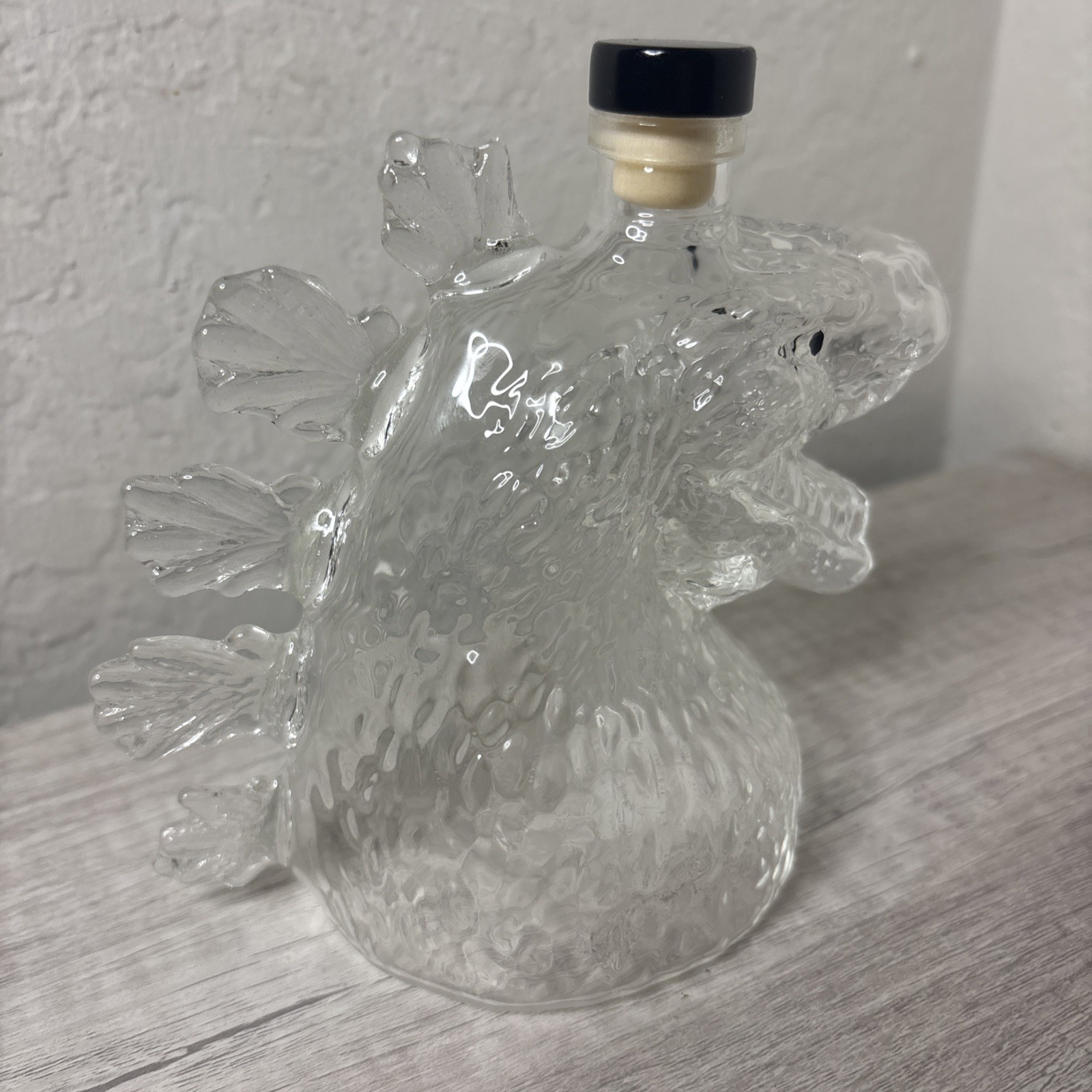 330ml Godzilla Glass Whisky Bottle Collectible Decanter Rare New