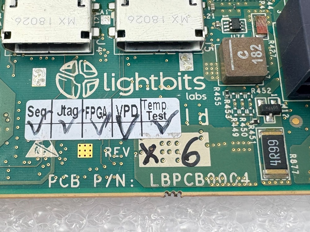 USED | Lightbits LBASSY0002 / LBPCB0004 SERVER NVME RAID CONTROLLER