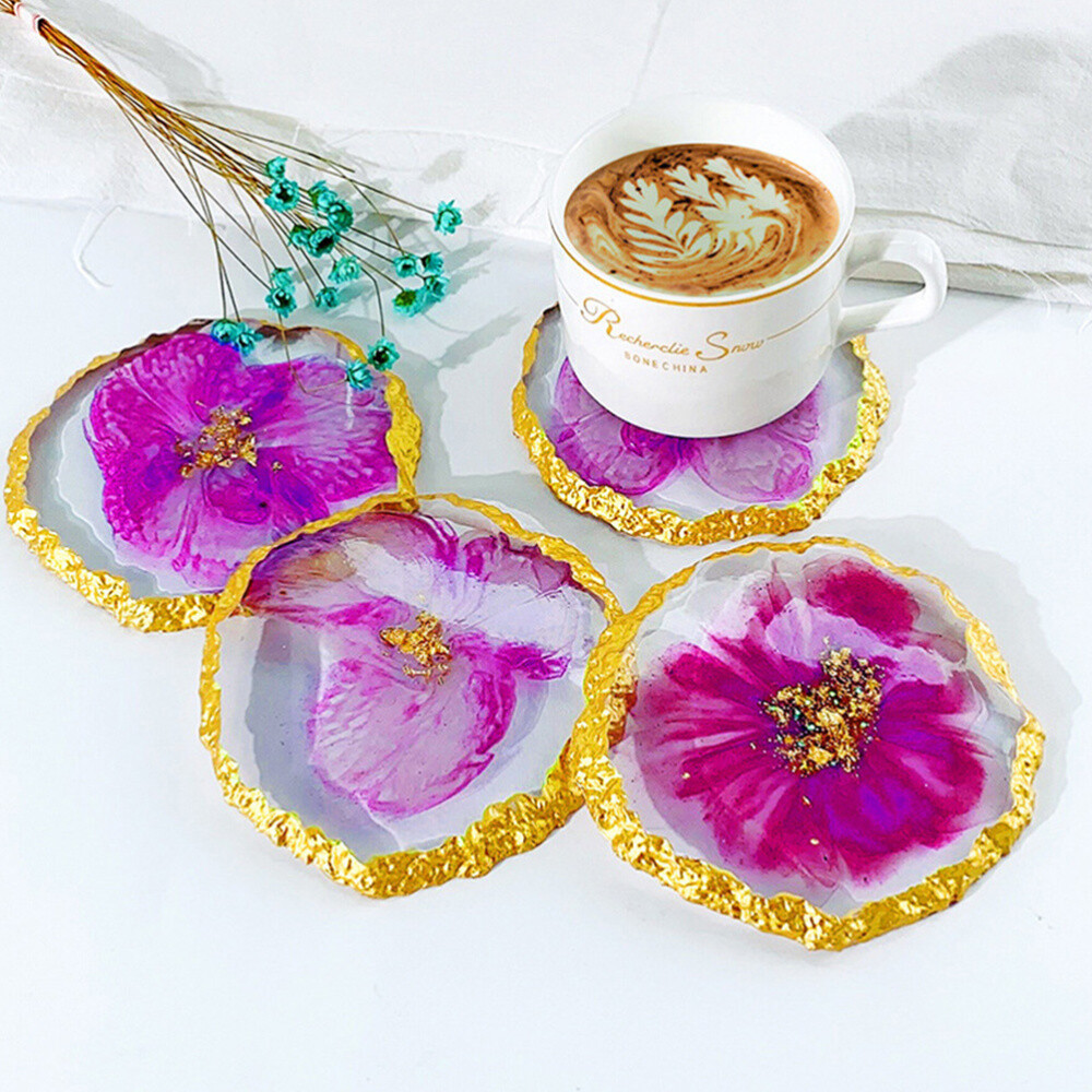 4pcs Silicone Mold Making Mold Coaster Coaster Mold