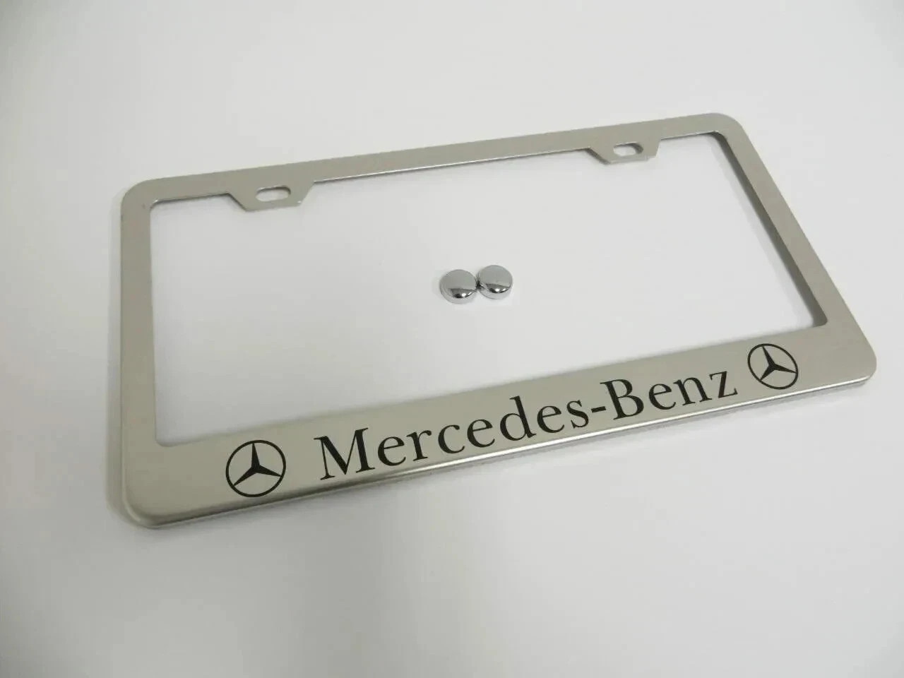 mercedes benz Chrome Metal License Plate Frame