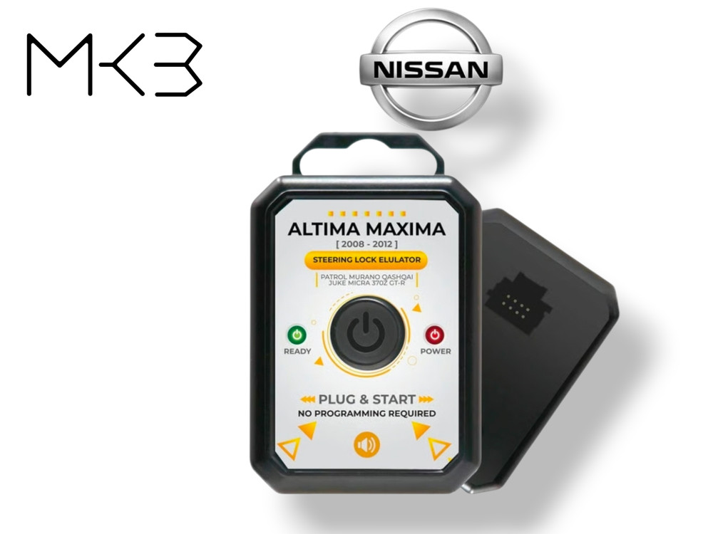 MK3 - 07-12 Altima Maxima Steering Lock Emulator Simulator - Plug & Play