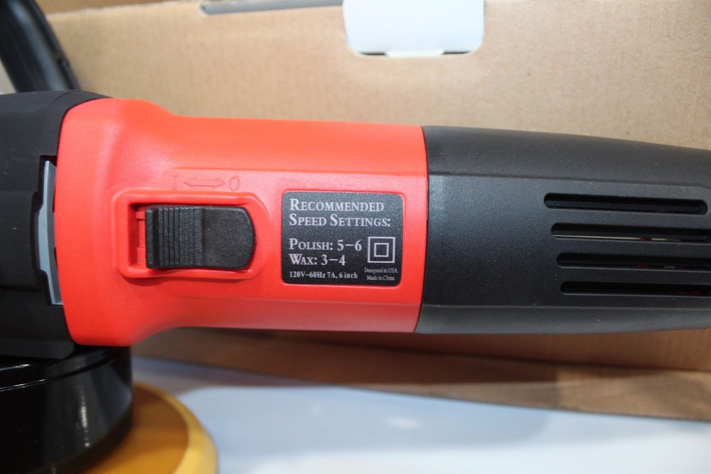 Professional Random Orbital Buffer Polisher 850W Motor Variable Speed