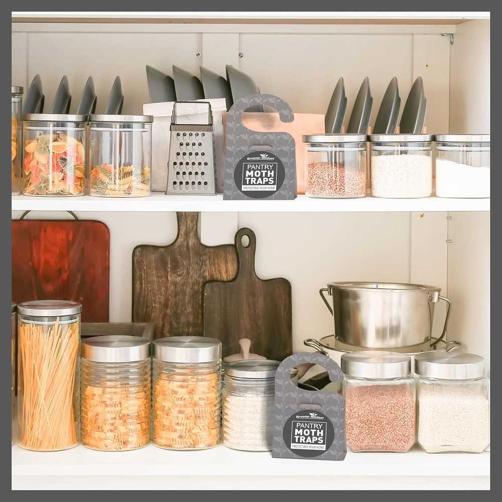 7 Pack Indoor Pheromone Moth Traps - Efficient Pantry Infestation Prevention