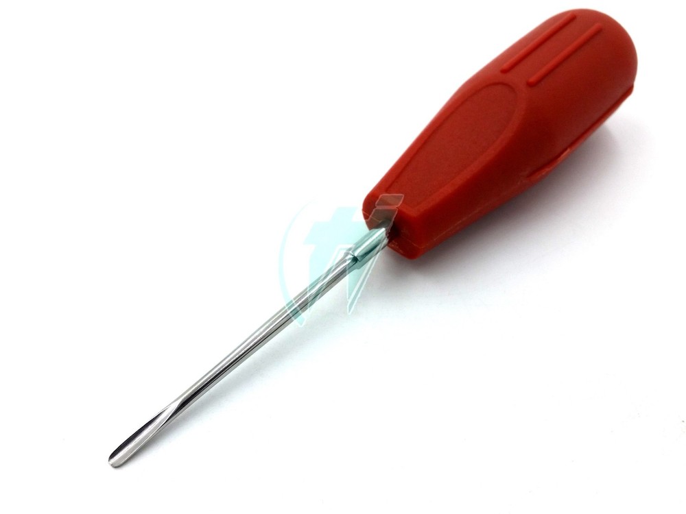 PLASTIC HANDLE DENTAL LUXATING ROOT TIP EXTRACTION ELEVATOR DEL 46 RED