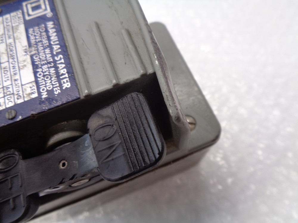 SQUARE D 2510PWIDB SER.A MANUAL STARTER UNMP