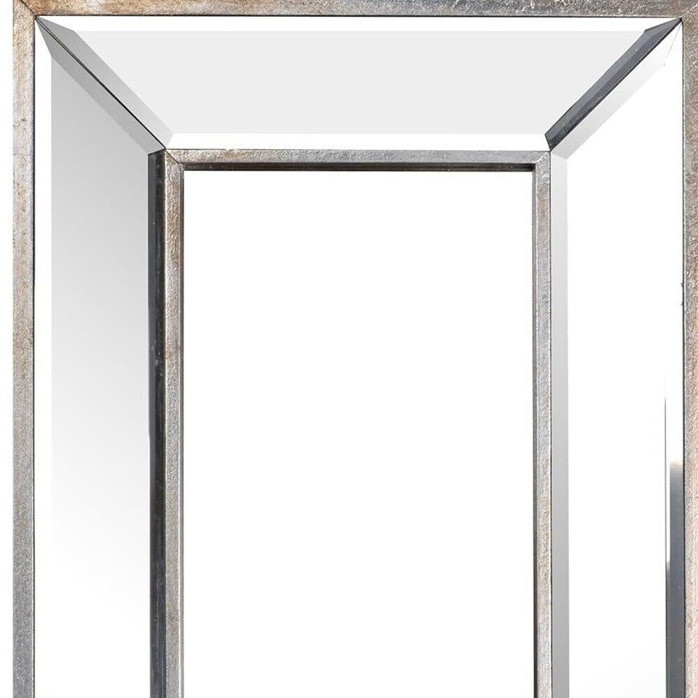 18 Silver Framed Accent Mirror