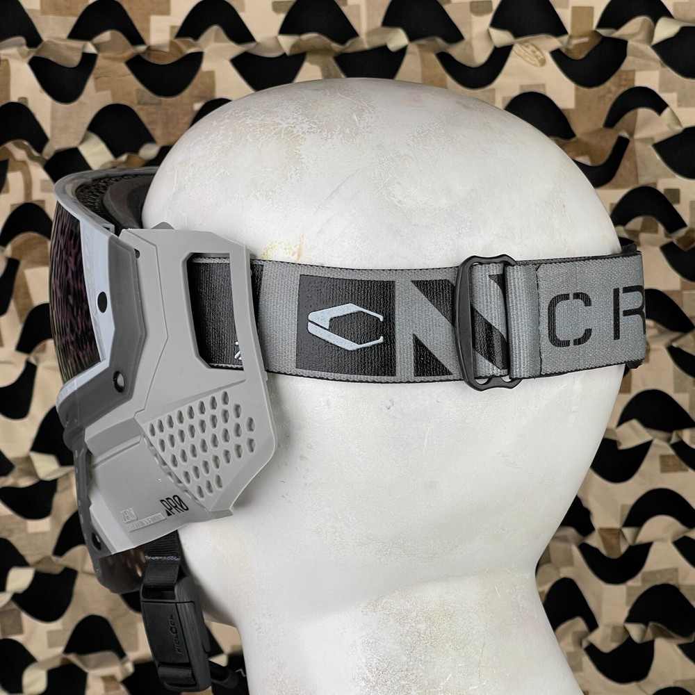 NEW Carbon CRBN Zero Pro Paintball Mask (Less Coverage) - Ghost - Leaf Mirror