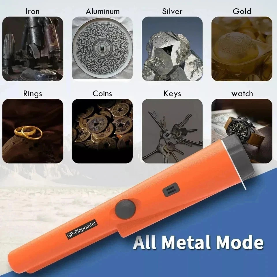 Metal Detector HandHeld Pro Pinpointer Pointer Probe Waterproof Sensitive Tester