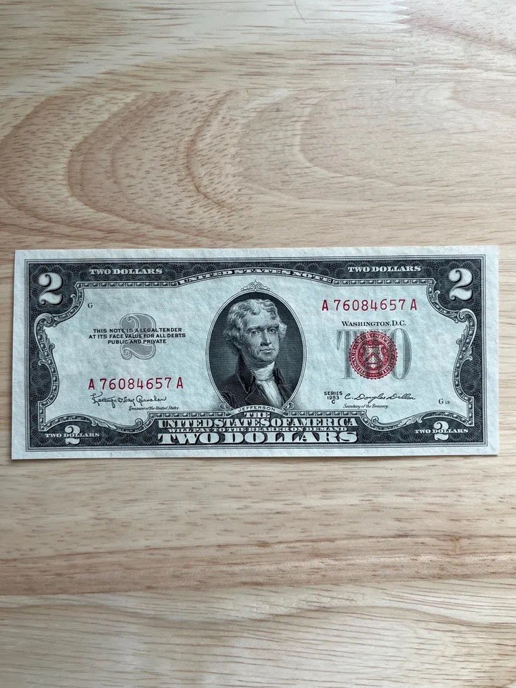 $2 Bill Red Seal Notes!!!