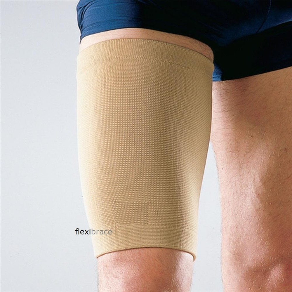 Thigh Sleeve Support Compression Brace Wrap Hamstring Groin Quad (2 sleeves)