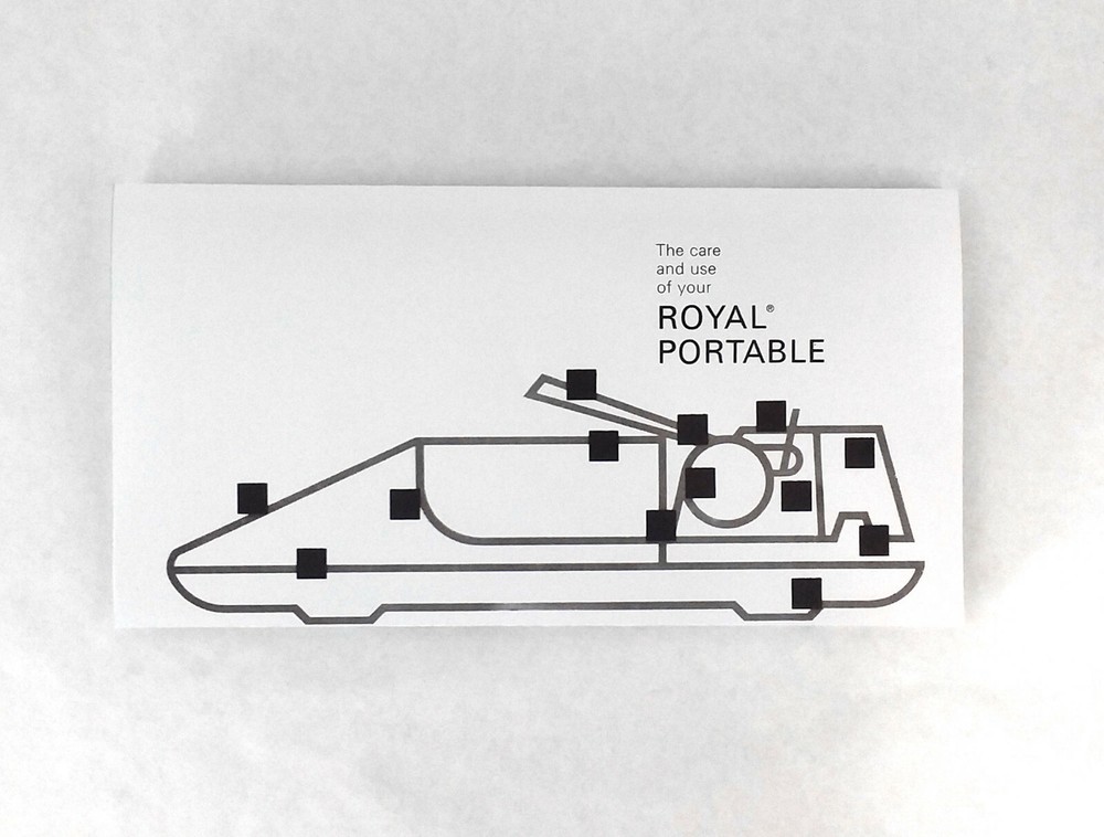 Royal Parade Typewriter Owner's User Instruction Manual Directions Guide