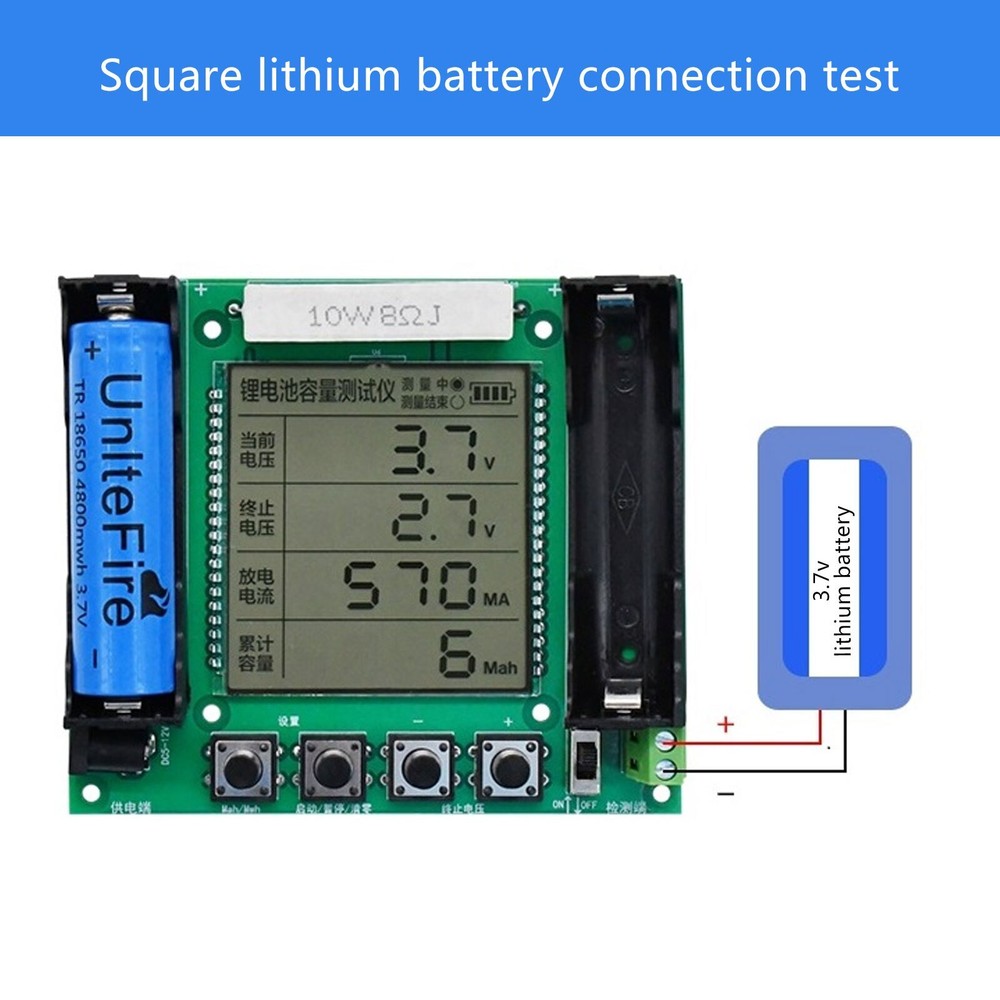 18650 Capacity Tester Module High Precision LCD Digital Display True Capacity
