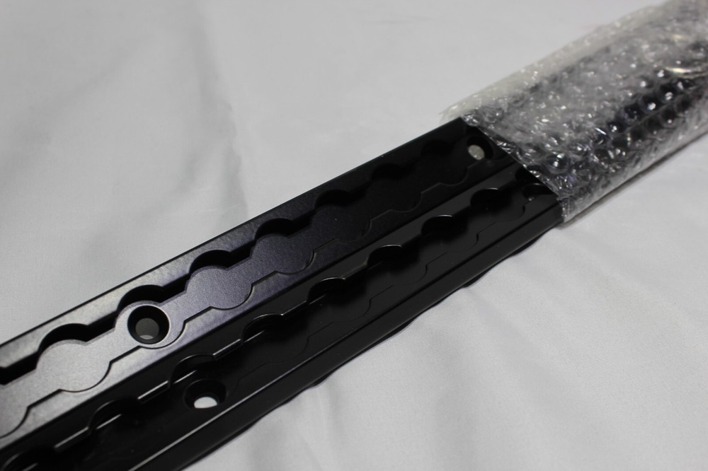 2-pc 3' ft New CORE UNITRAX 1000 Anodized Black Track Tie down System