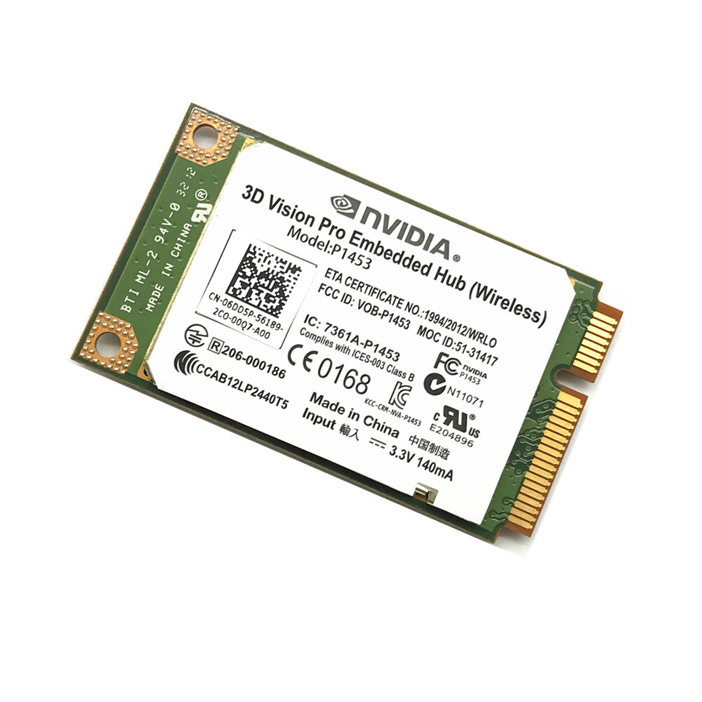 Genuine Dell Nvidia 3D Vision Pro Embedded Hub Wireless Card P1453 06DD5