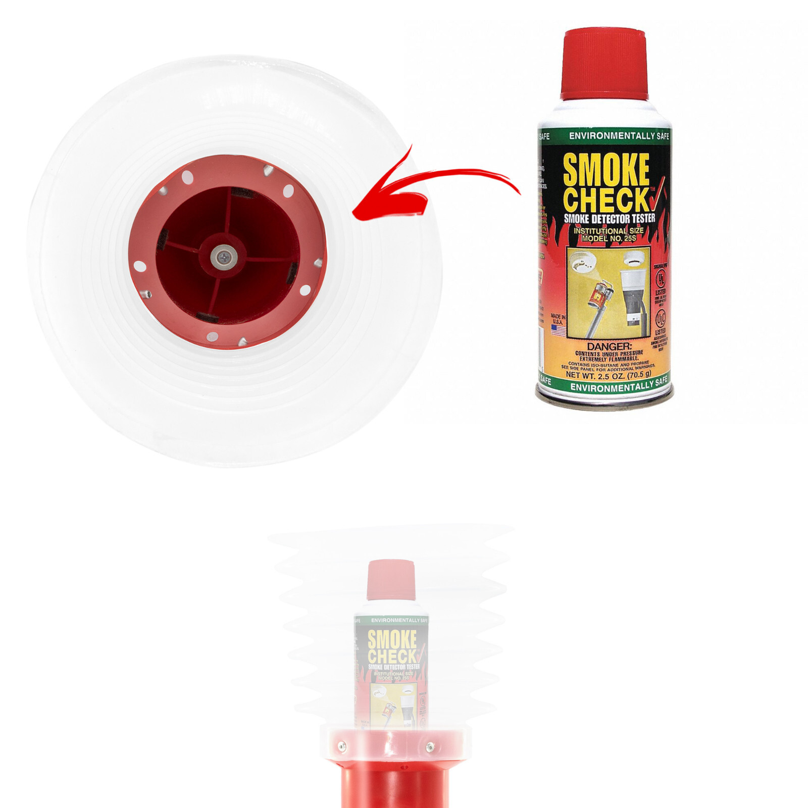 New & Improved SmoKING PRO Smoke/Fire Alarm/Detector Tester