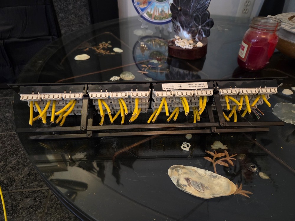 Ortronics Cat5e 48 Port Patch Panel Rack Mount Tech Choice Network