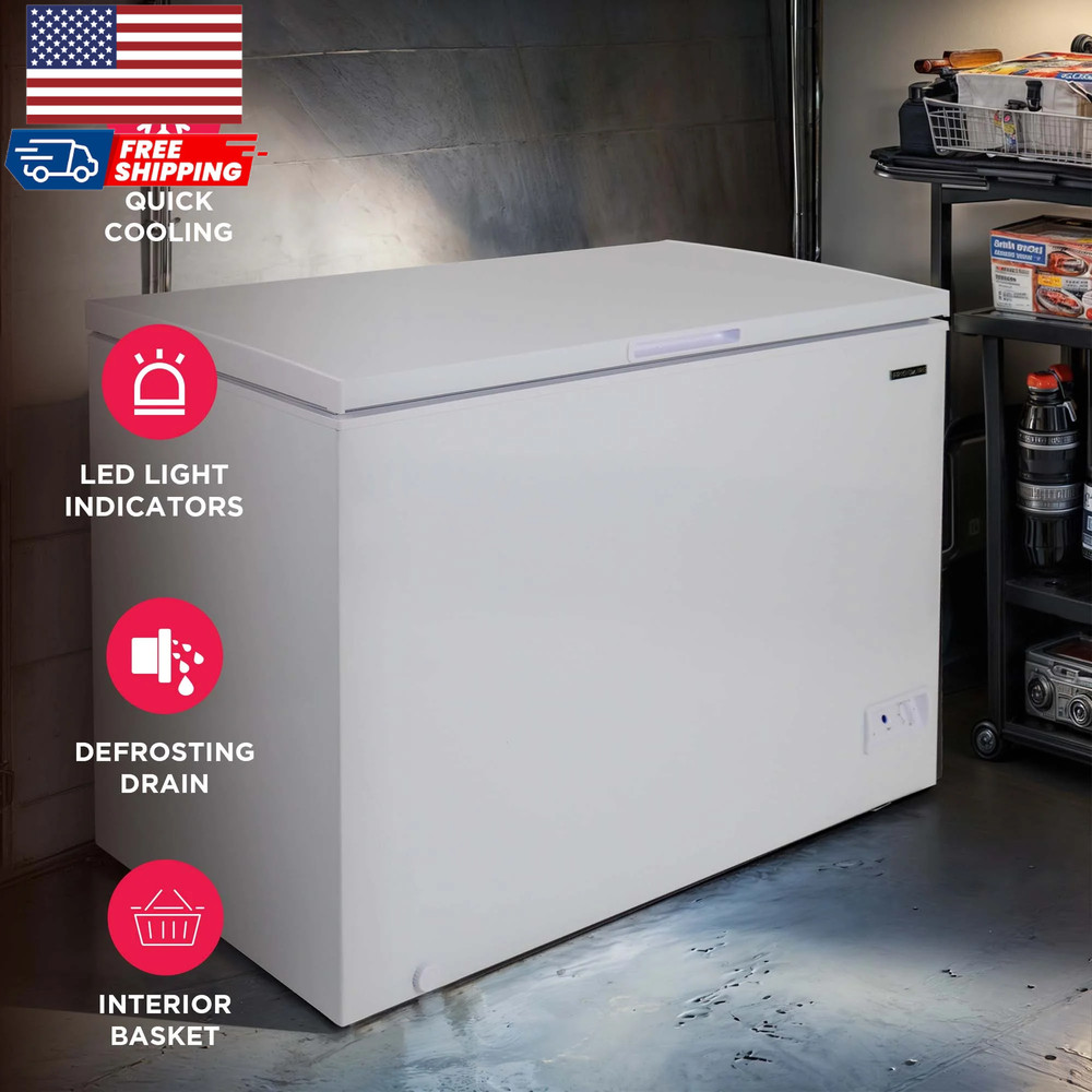 10.3 Cu. Ft. Chest Freezer Garage Ready EFRF1005 White