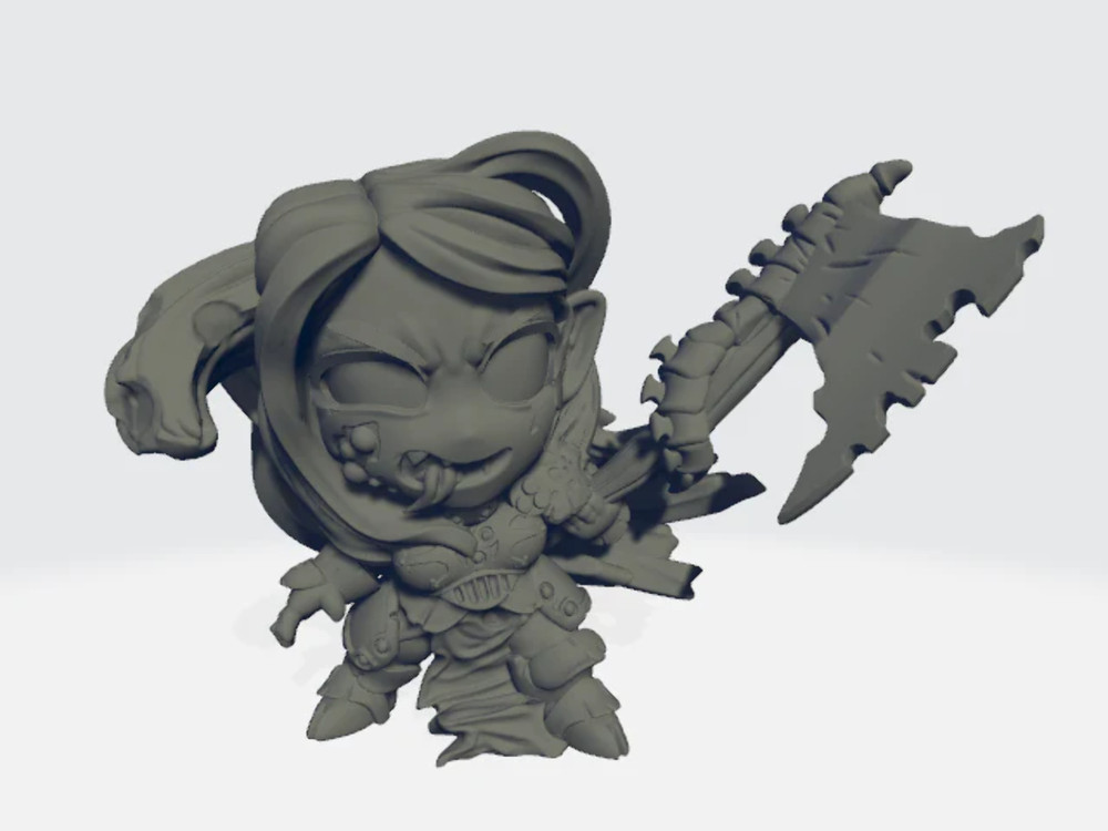 Grimdark Cuteness - Lucille Axe