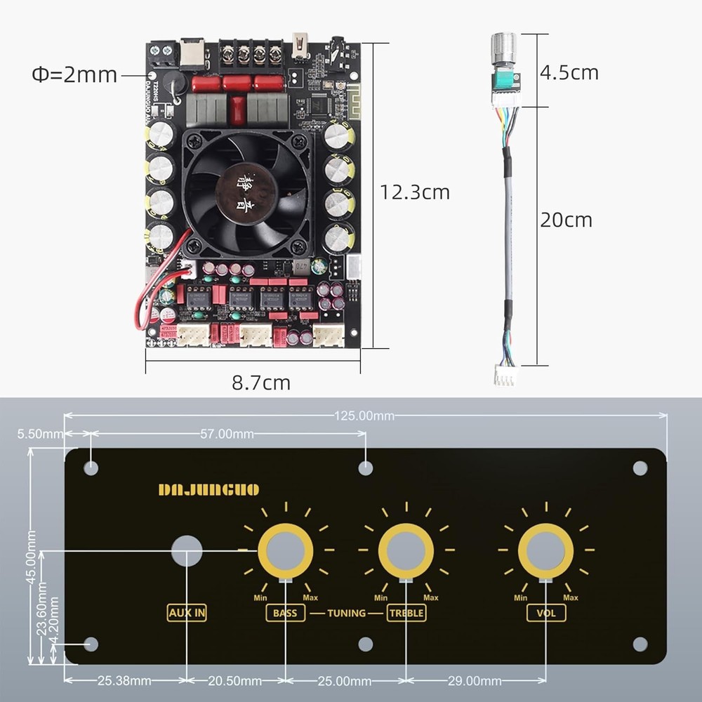 220W per Channel Amp Module - Easy Assemble DIY Audio Solution for Enthusiasts