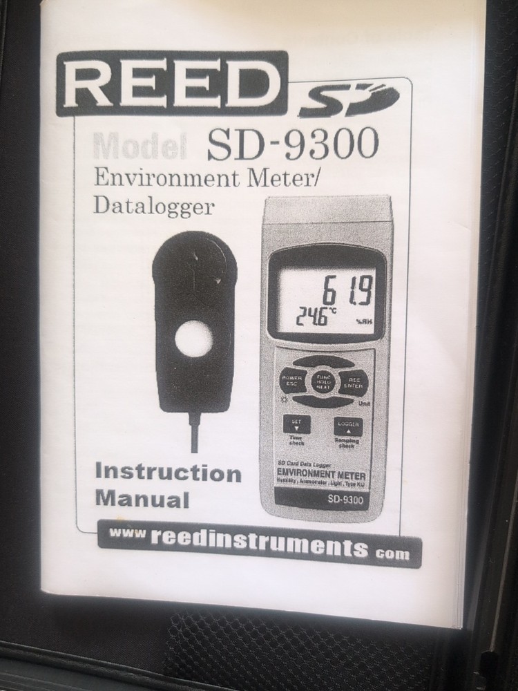 Reed Instruments SD-9300 Data Logging Conductivity/TDS/Salinity Meter NEW